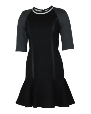 Fendi Mini Dress in Black Wool
