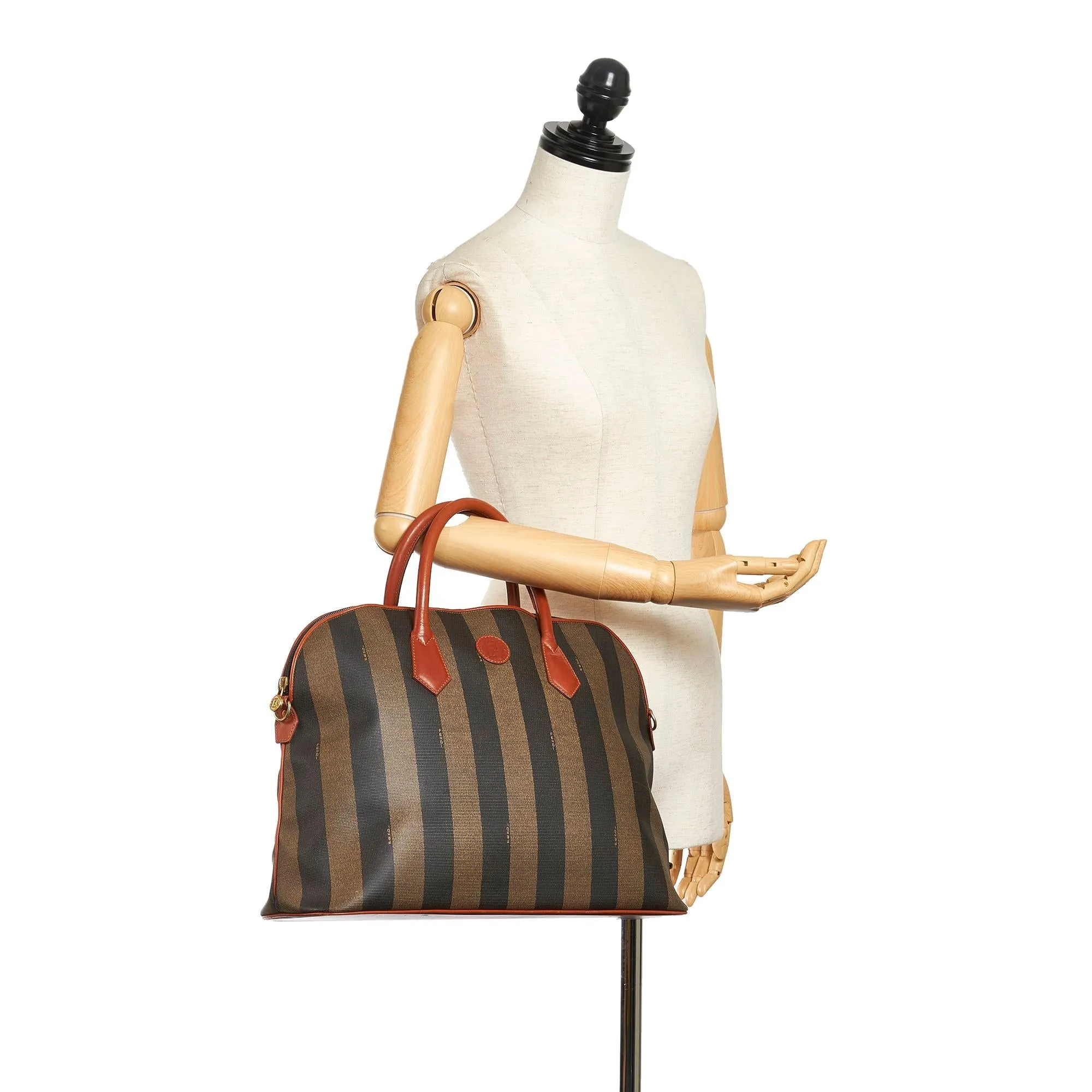 Fendi Pequin Handbag (SHG-32001)
