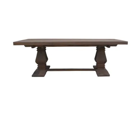 Florence Coffee Table 140cm Pedestal Solid Timber Wood French Provincial