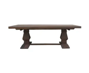 Florence Coffee Table 140cm Pedestal Solid Timber Wood French Provincial