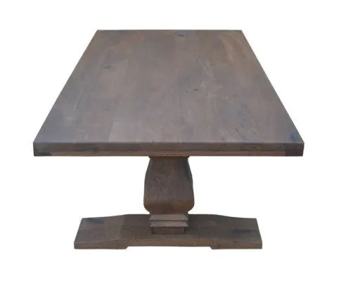 Florence Coffee Table 140cm Pedestal Solid Timber Wood French Provincial