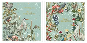 Frosted River Pack Of 10 Christmas Cards