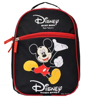 Fun Homes Disney Mickey Mouse Print 14 inch Waterproof Polyster School Bag,Backpack for Kids, Black