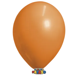 Globos Payaso 5in Balloon Pastel Orange 100ct