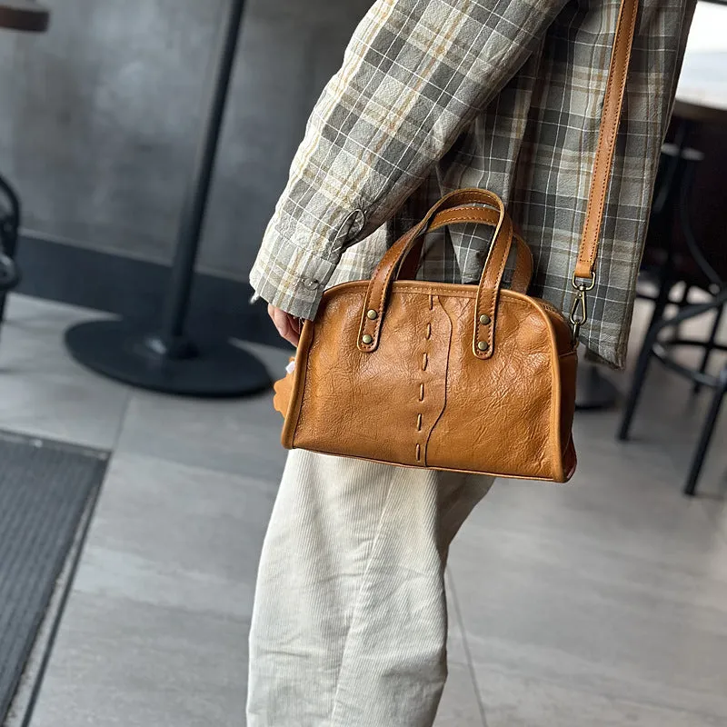 Green Leather Crossbody Purse Small Over The Shoulder Purse