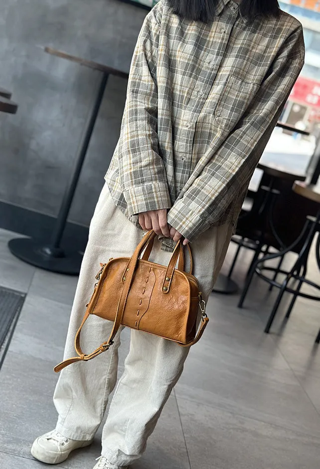 Green Leather Crossbody Purse Small Over The Shoulder Purse