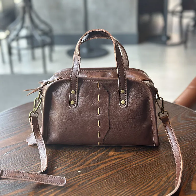 Green Leather Crossbody Purse Small Over The Shoulder Purse