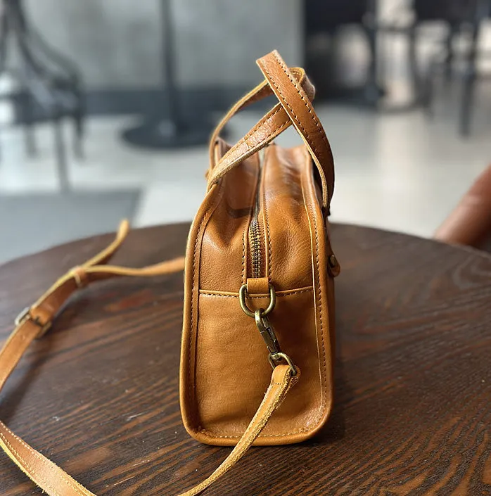 Green Leather Crossbody Purse Small Over The Shoulder Purse