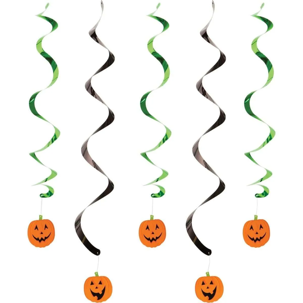 Halloween Pumpkin Faces Dizzy Danglers