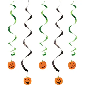 Halloween Pumpkin Faces Dizzy Danglers