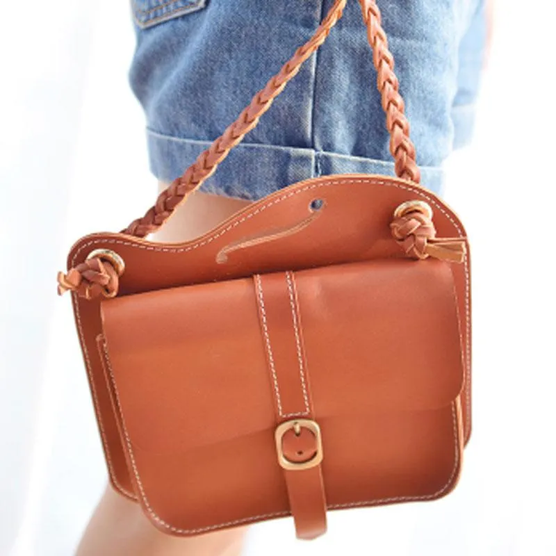 Handmade Leather Cute White Small Shoulder Bag Personalized Monogrammed Gift Custom Women Crossbody Bag Purse Shoulder Bag Purse