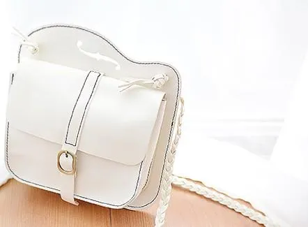 Handmade Leather Cute White Small Shoulder Bag Personalized Monogrammed Gift Custom Women Crossbody Bag Purse Shoulder Bag Purse