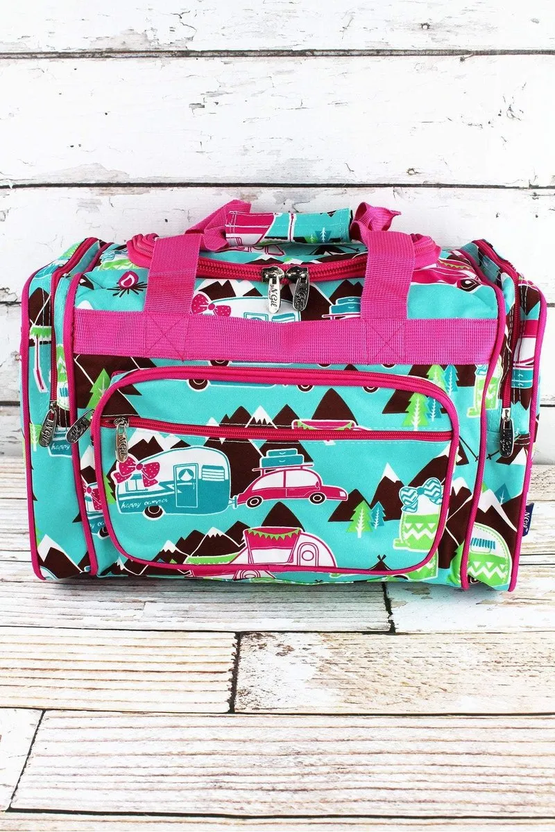 HAPPY CAMPER DUFFLE BAG