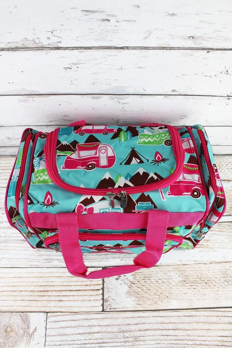 HAPPY CAMPER DUFFLE BAG