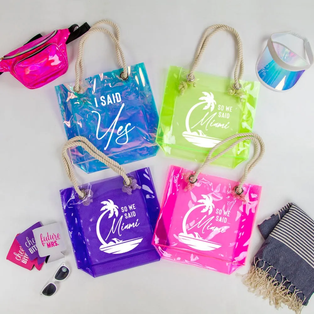 I Said Yes Bachelorette Tote Bag, So We Said Miami Tote Bag