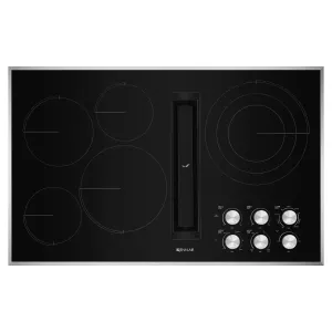 JennAir 36-inch Built-In Electric Cooktop with JX3™ Downdraft Ventilation JED3536GS