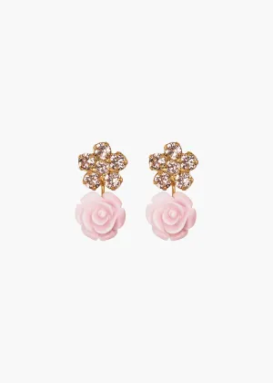 Kali Earrings -- Antique Rose