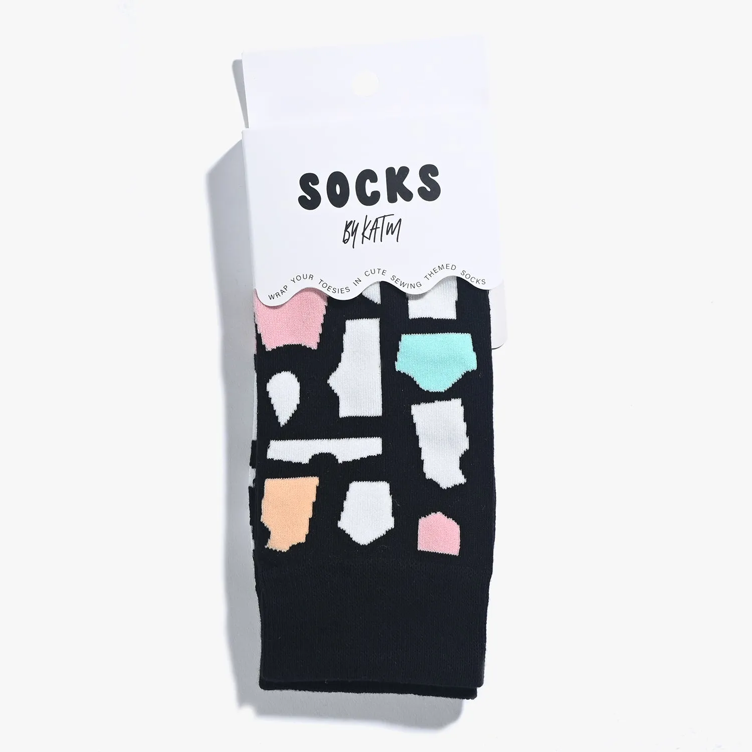KATM Socks | Sewing Pattern Pieces