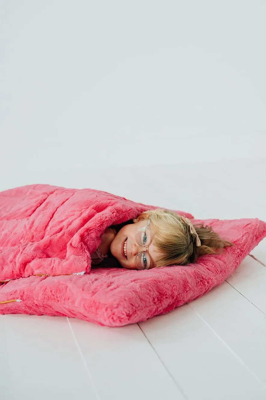 Kids Sleeping Bag JulesRoche Plush Lining with Pillow