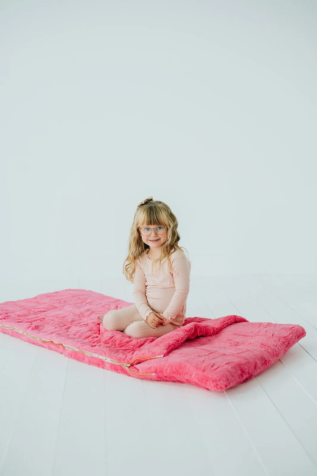 Kids Sleeping Bag JulesRoche Plush Lining with Pillow