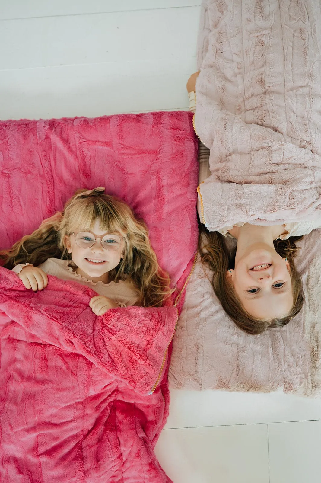 Kids Sleeping Bag JulesRoche Plush Lining with Pillow