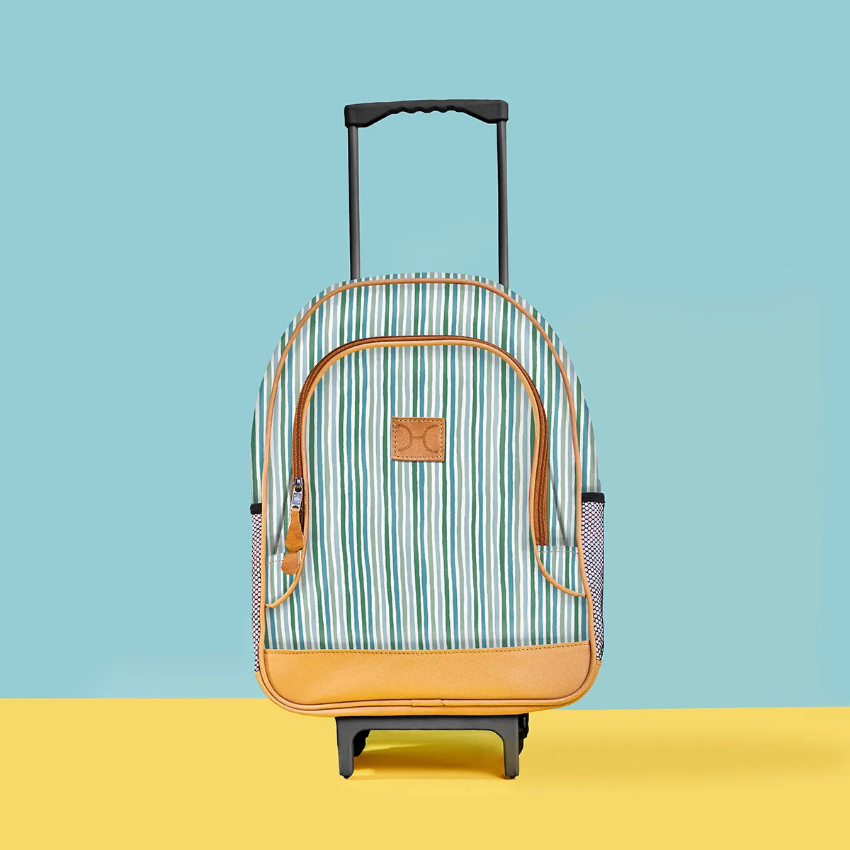Kids Wheelie Backpack Blue handle