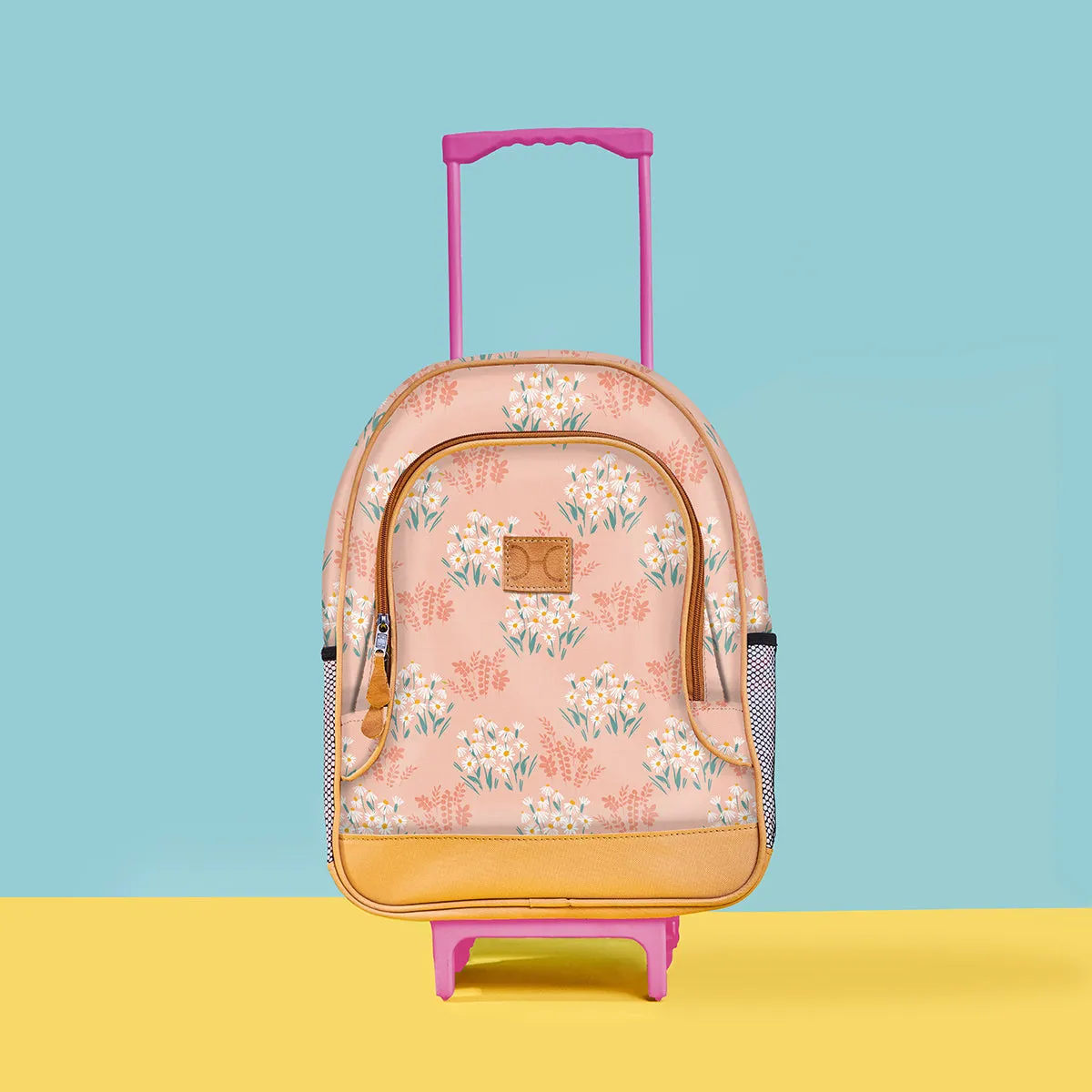 Kids Wheelie Backpack Blue handle
