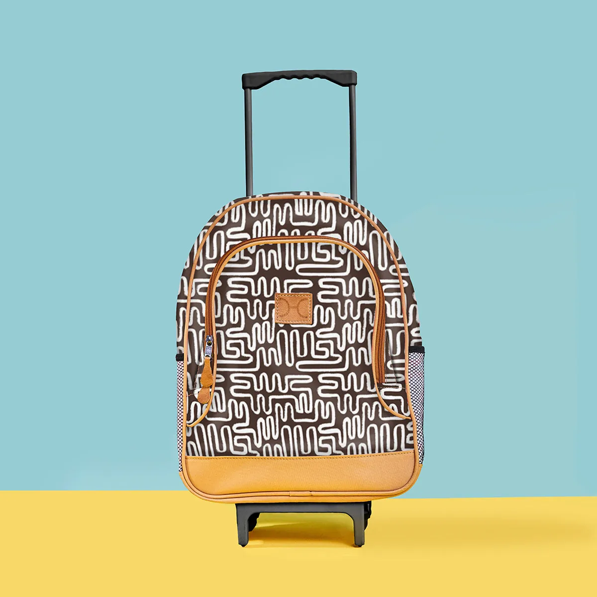 Kids Wheelie Backpack Blue handle