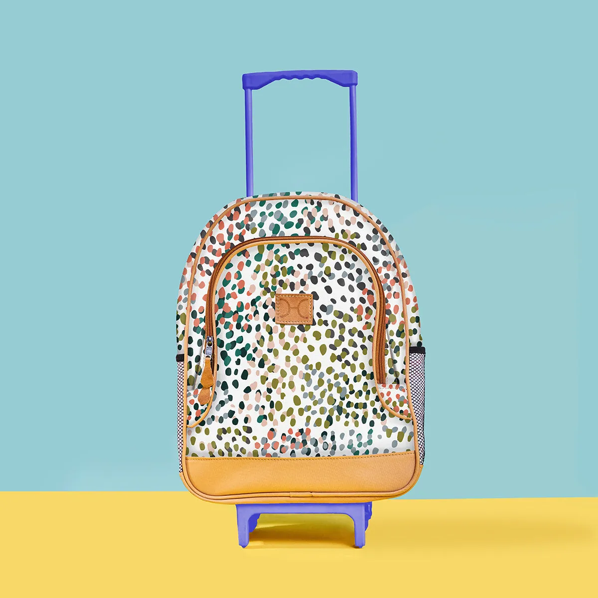 Kids Wheelie Backpack Blue handle