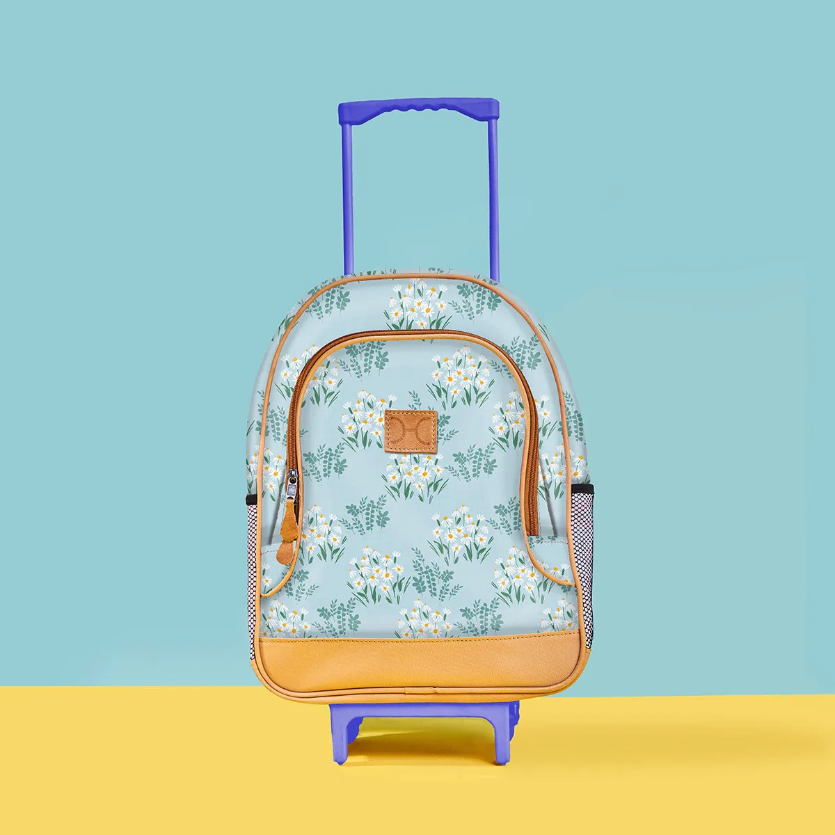 Kids Wheelie Backpack Blue handle