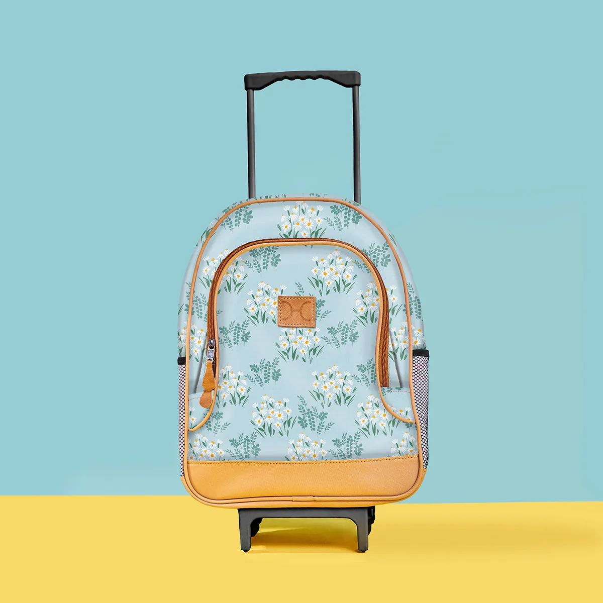 Kids Wheelie Backpack Blue handle