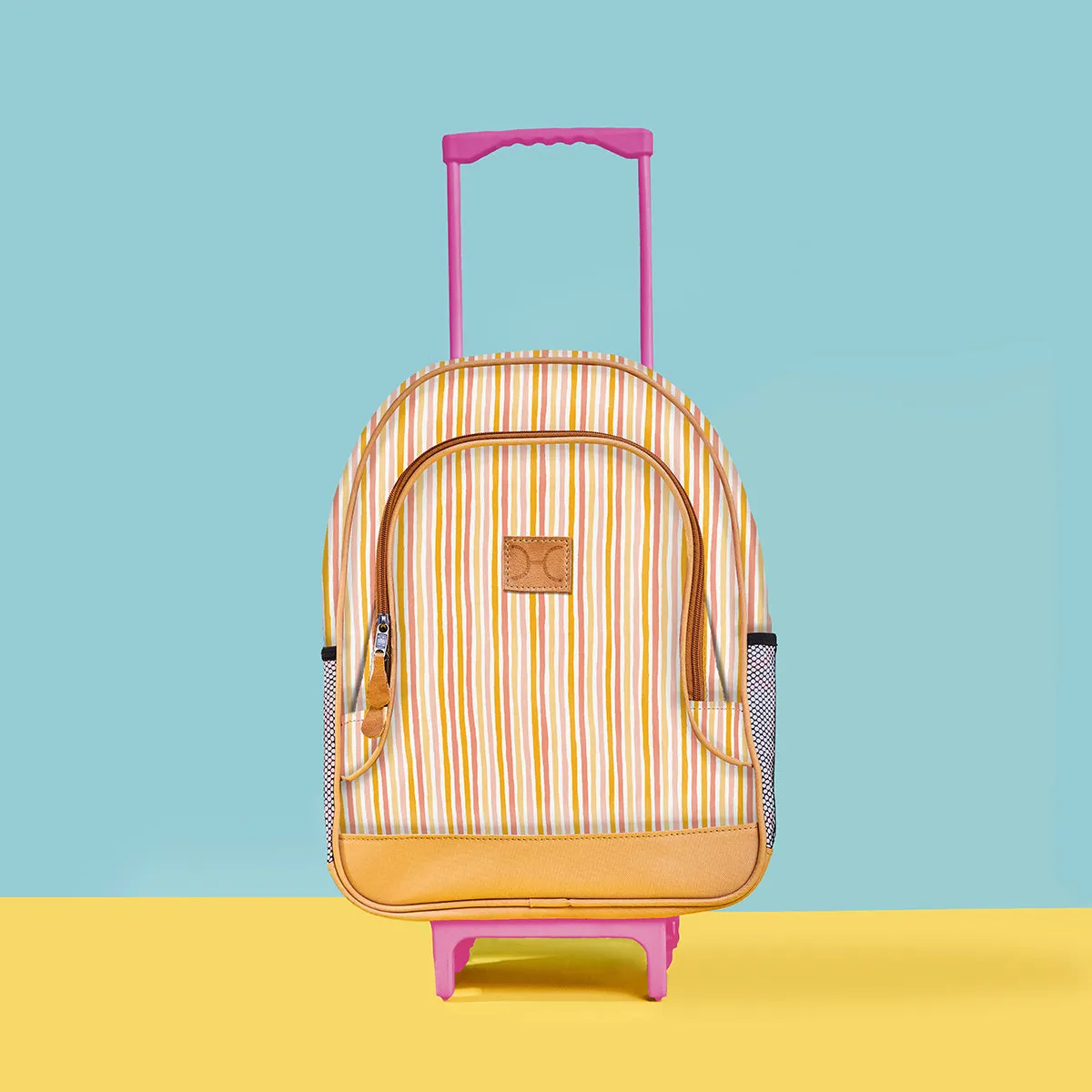 Kids Wheelie Backpack Blue handle