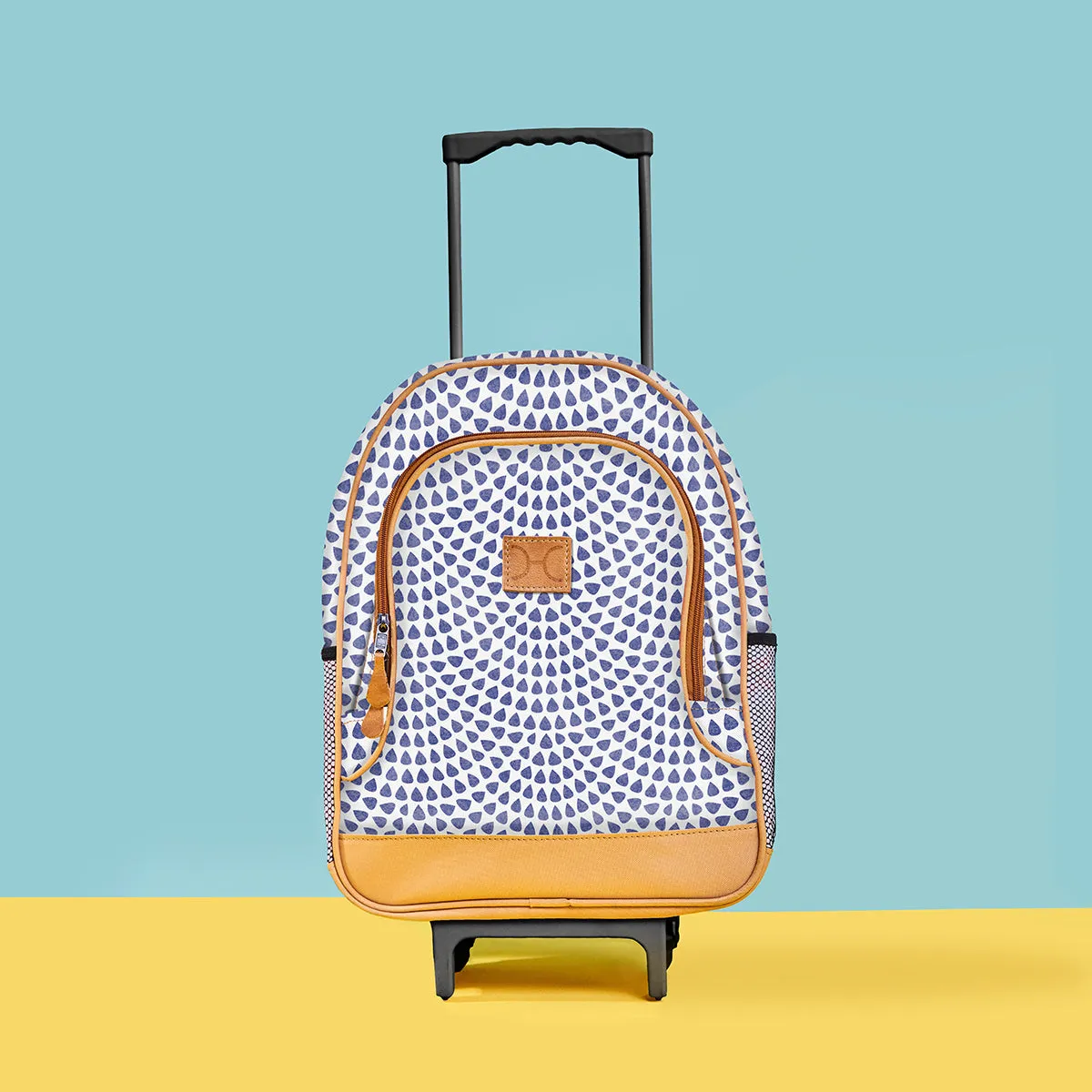 Kids Wheelie Backpack Blue handle