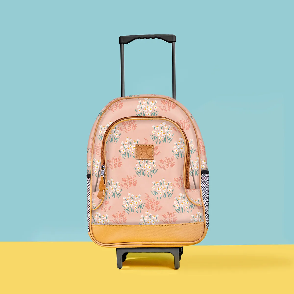 Kids Wheelie Backpack Blue handle
