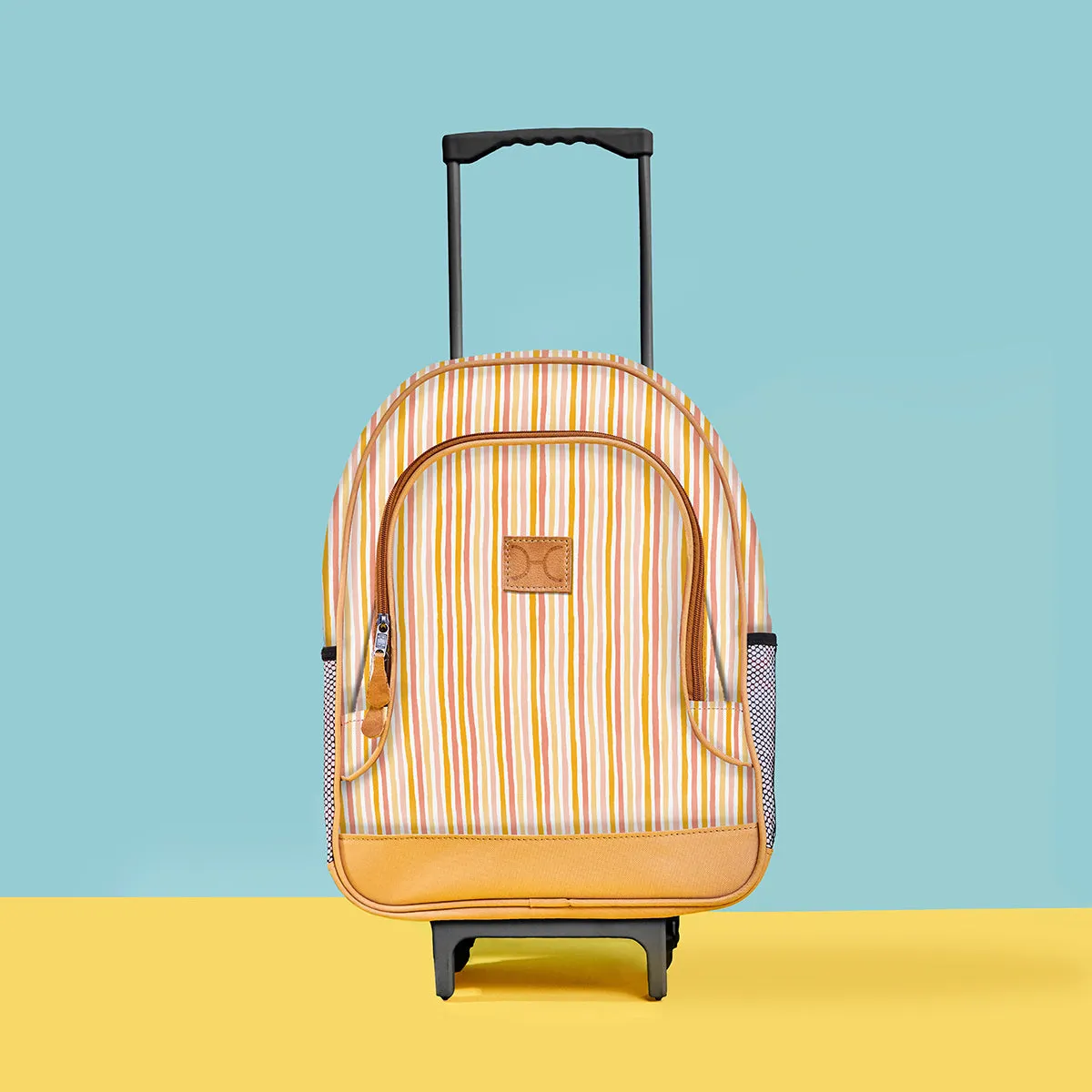 Kids Wheelie Backpack Blue handle