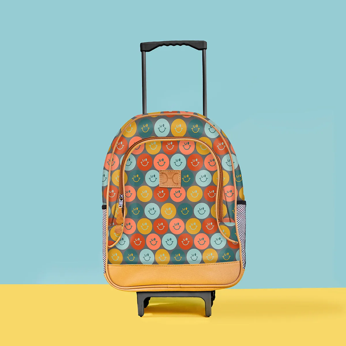 Kids Wheelie Backpack Blue handle