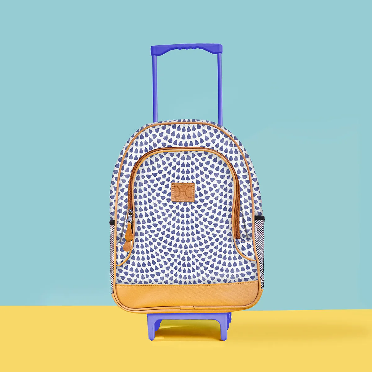 Kids Wheelie Backpack Blue handle