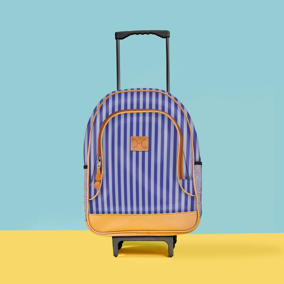 Kids Wheelie Backpack Blue handle