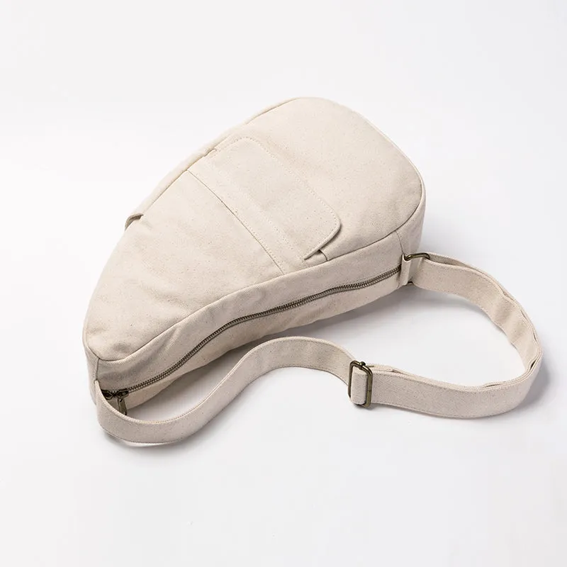 Ladies Crossbody Chest Bag Canvas Shoulder Bag For Women