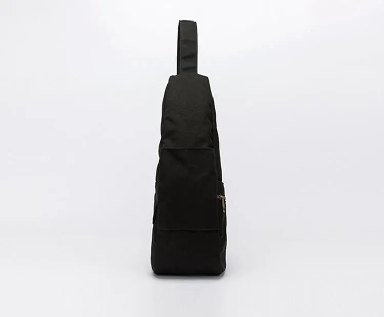 Ladies Crossbody Chest Bag Canvas Shoulder Bag For Women
