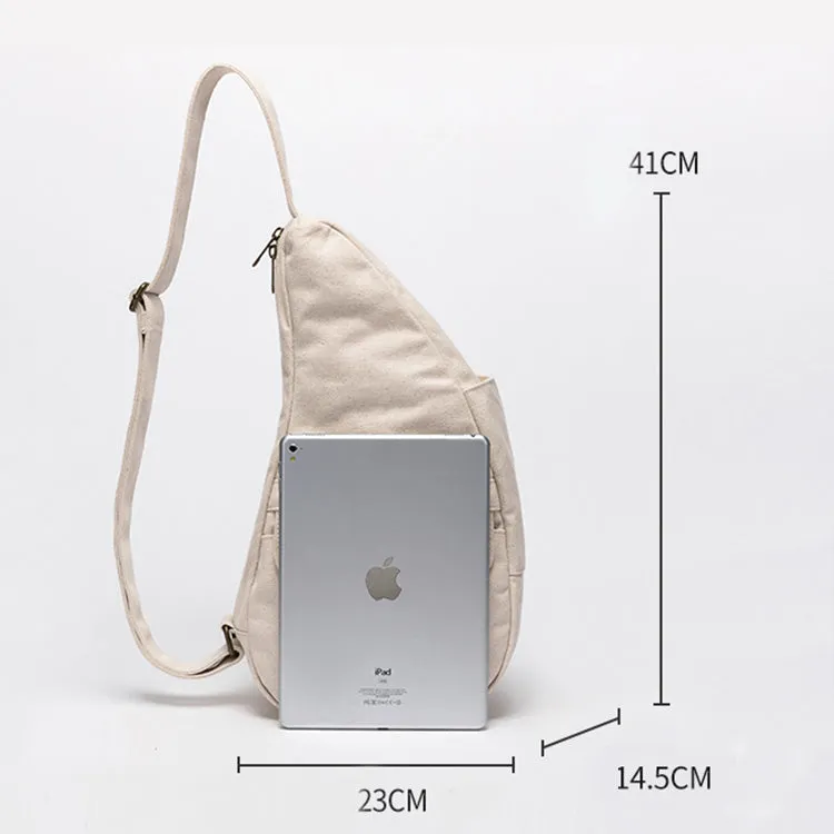 Ladies Crossbody Chest Bag Canvas Shoulder Bag For Women