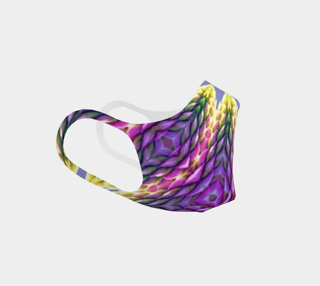 Lavender Burst 2 Poly Knit Mask