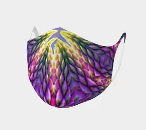 Lavender Burst 2 Poly Knit Mask