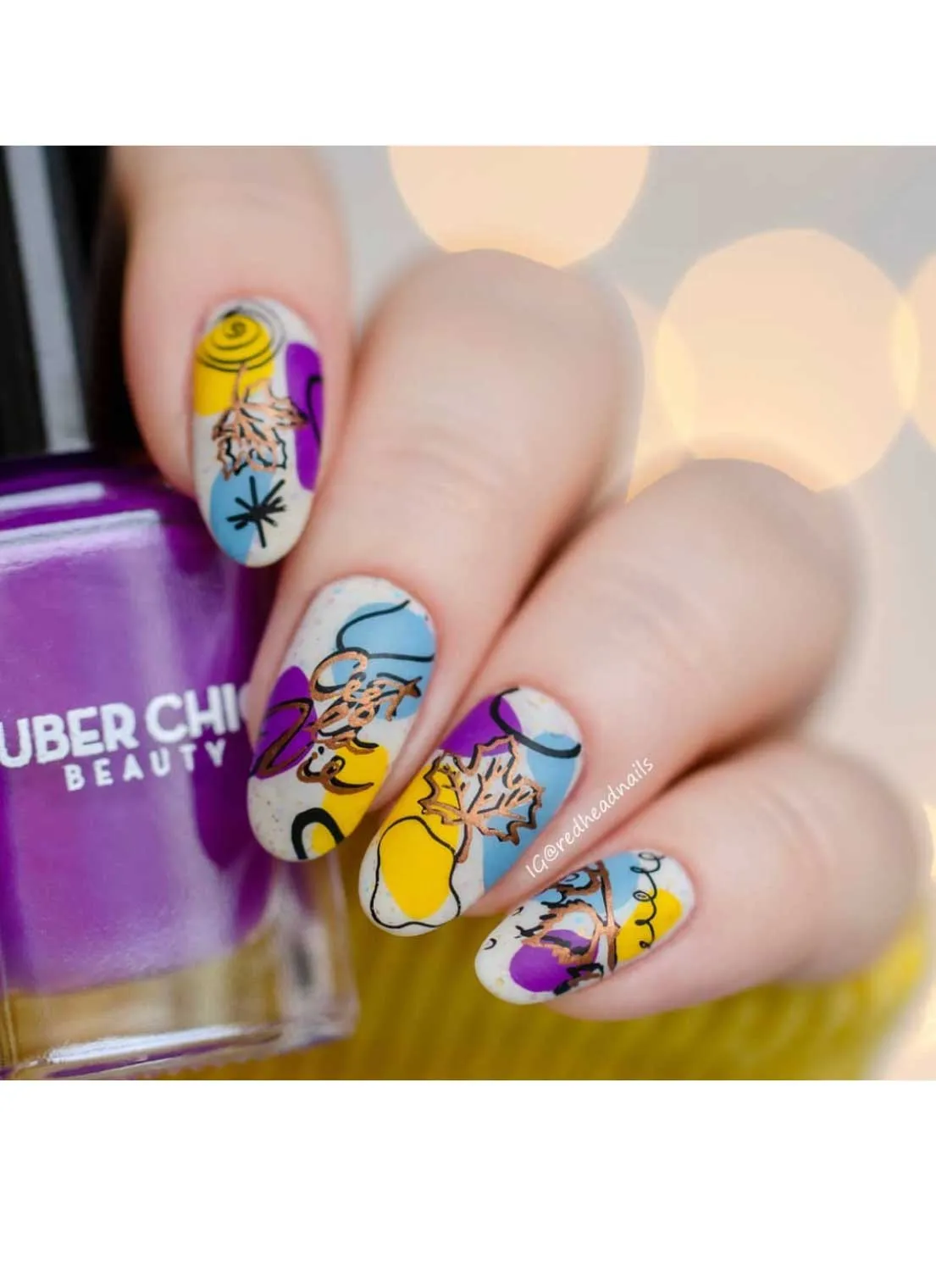 Lazy Little Bumblebee - Stamping Polish - Uber Chic 12ml
