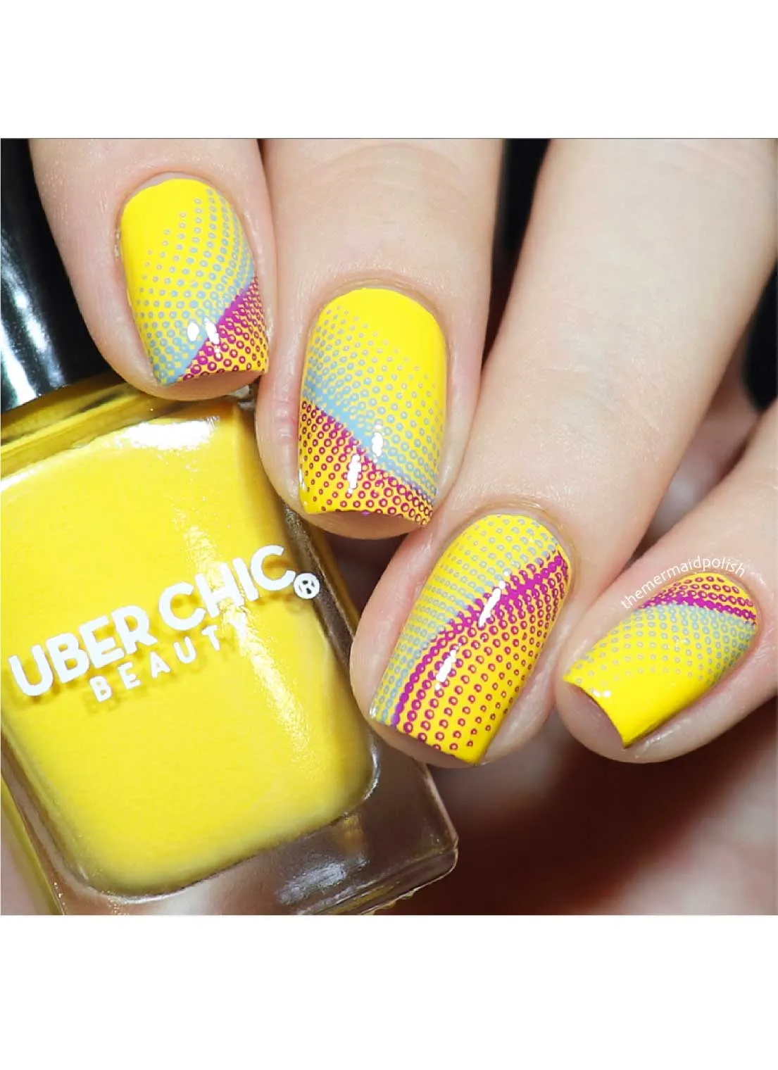 Lazy Little Bumblebee - Stamping Polish - Uber Chic 12ml