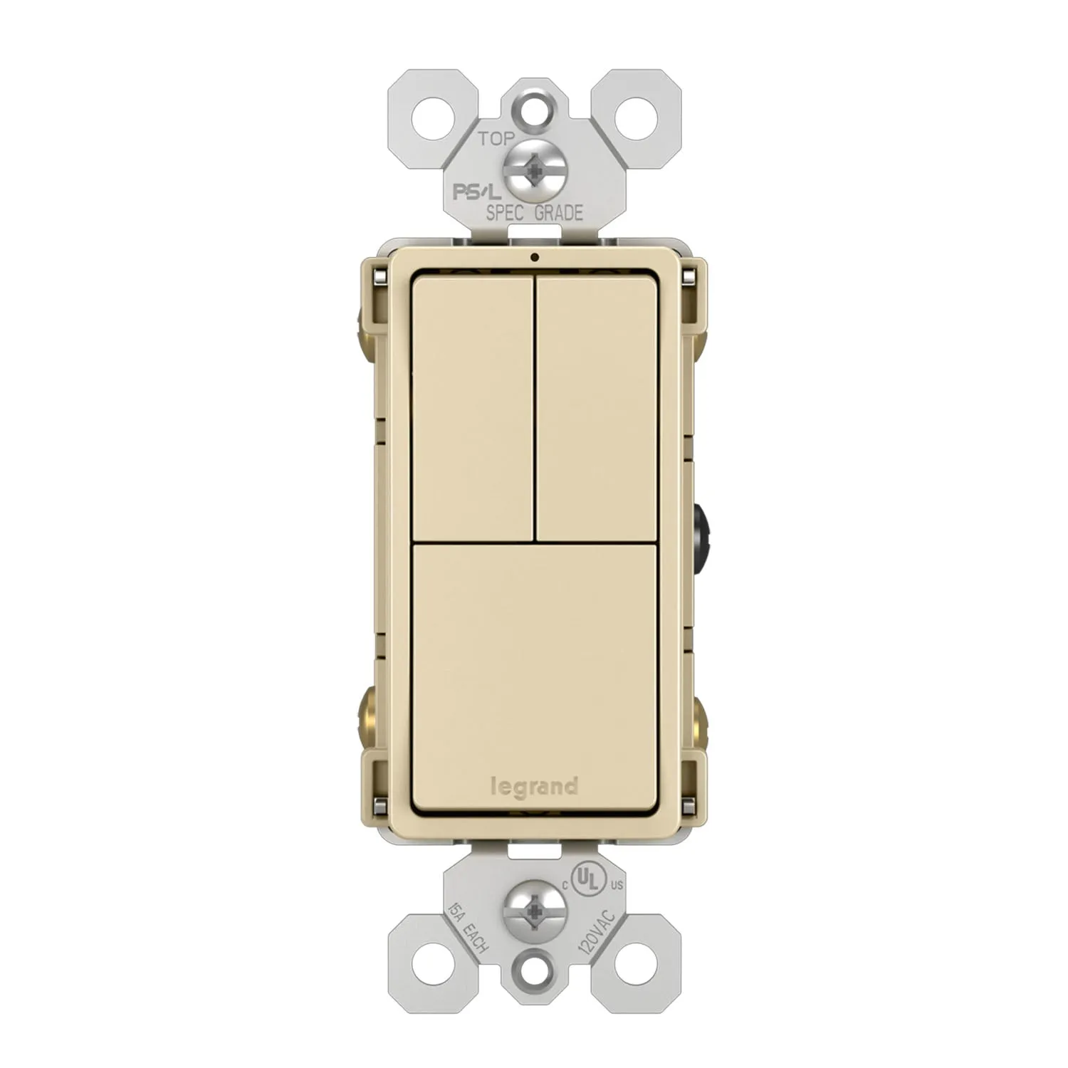 Legrand RCD113 radiant Triple Light Switch