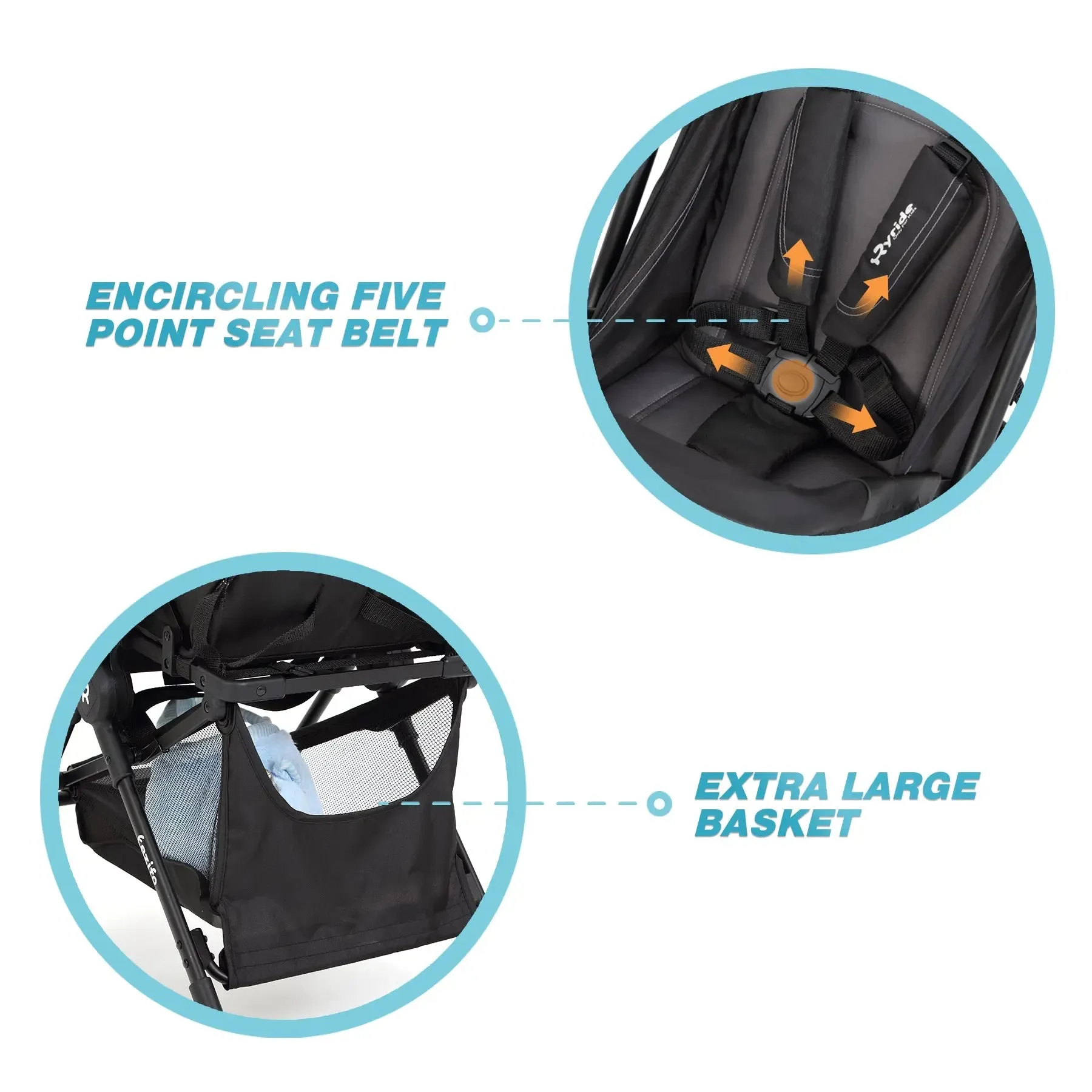 Lightweight aluminum Baby Stroller -Lightweight Stroller
