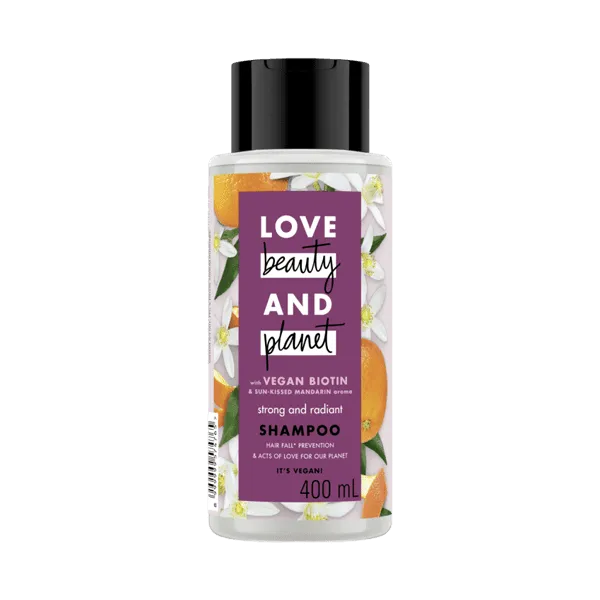 LOVE BEAUTY AND PLANET STRONG AND RADIANT SHAMPOO 400ML