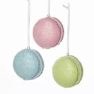 Macaroon cookie ornament - D3058