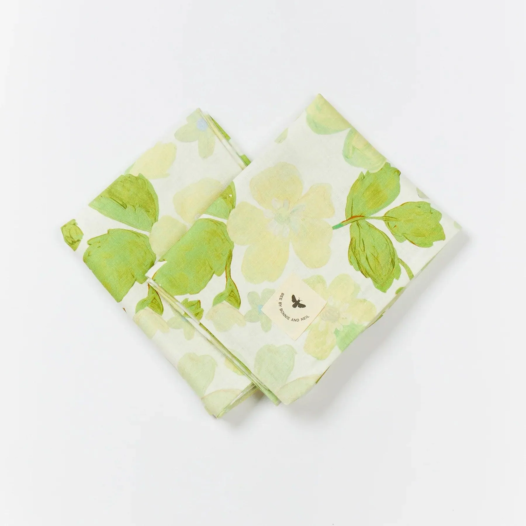 Mini Pastel Floral Standard Pillow Case Set 2 |  Green